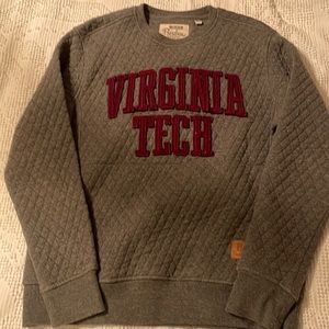 Virginia Tech quilted sweatshirt size medium